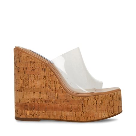 Brown Steve Madden Joanne Women's Wedges | PH 4583SVD